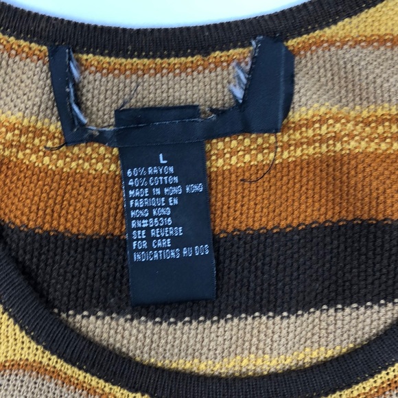 Finity Striped Short Sleeve Sweater Set - Picture 13 of 16